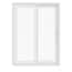 JELD-WEN 60 in. x 80 in. V-4500 White Vinyl Left-Hand Full Lite Sliding ...