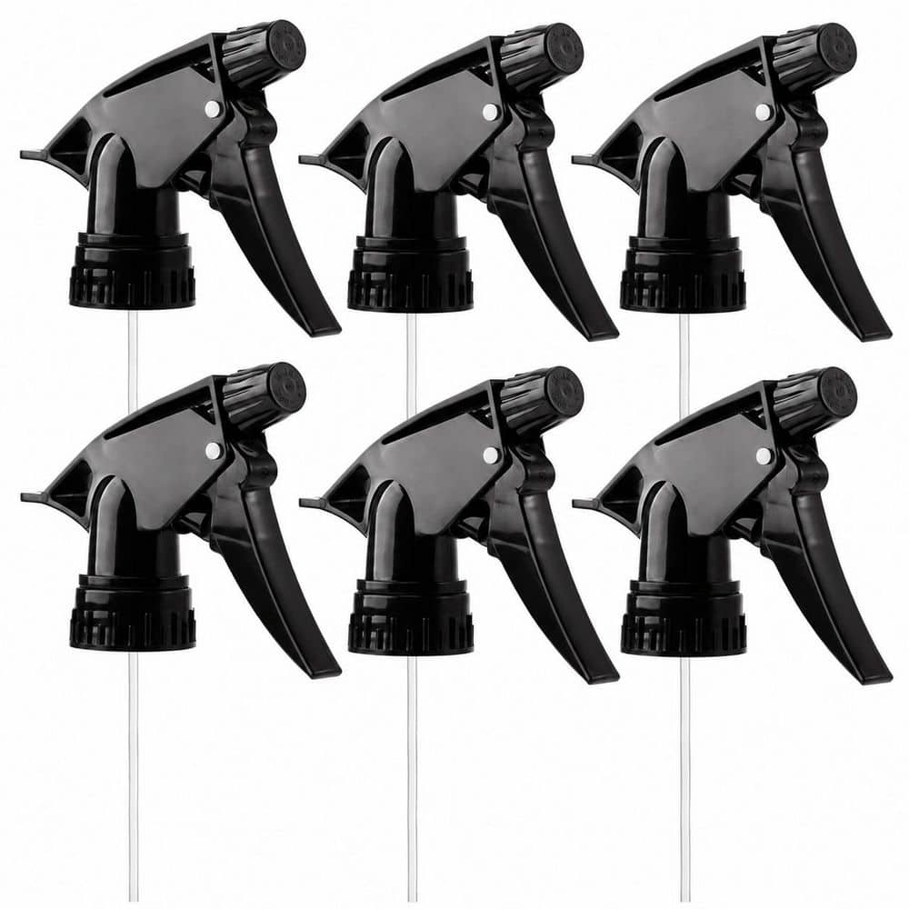 6-Pack Black Plastic Spray Bottle Replacement Nozzles for 28/400 Neck 8 oz to 32 oz Bottles price history on PriceWatchPro
