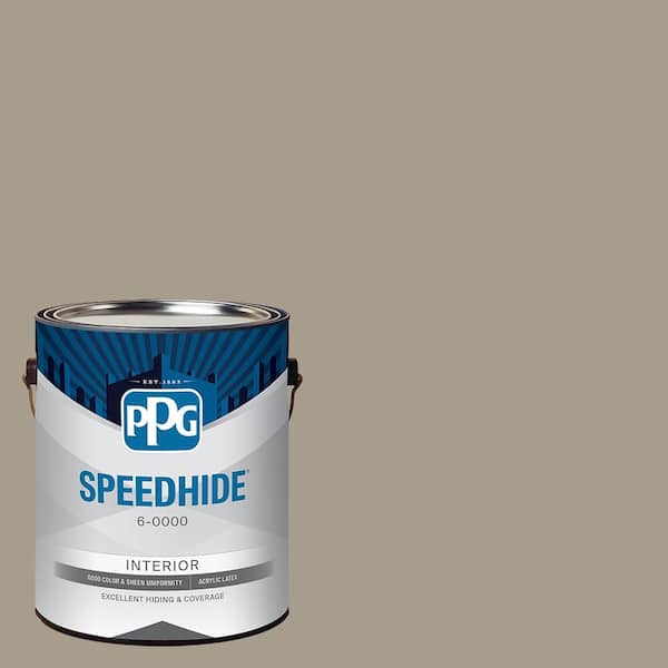 1 gal. PPG1024-5 Stonehenge Greige Satin Interior Paint