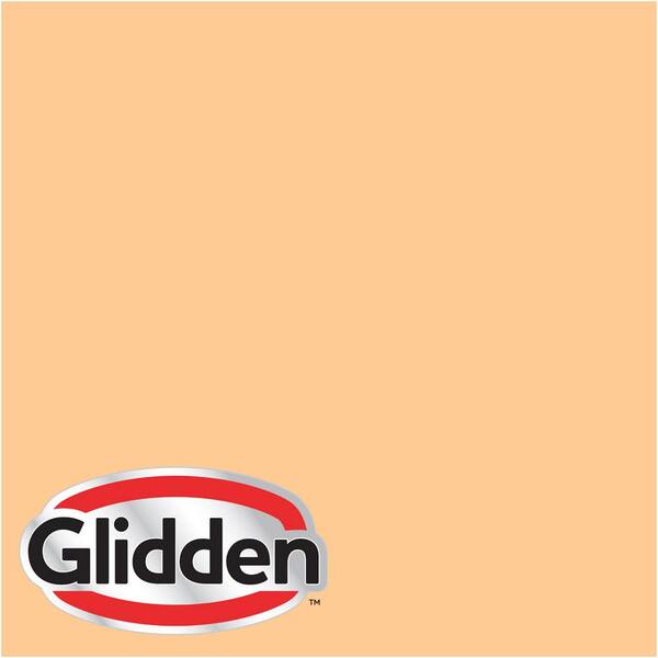Glidden Premium 1 gal. #HDGO42 Apricot Nectar Flat Interior Paint with Primer