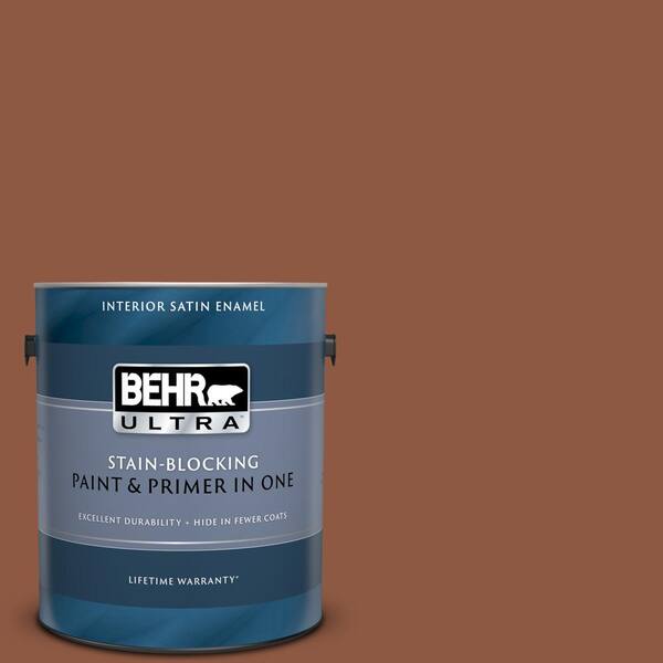 BEHR ULTRA 1 gal. #UL120-3 Artisan Satin Enamel Interior Paint and Primer in One