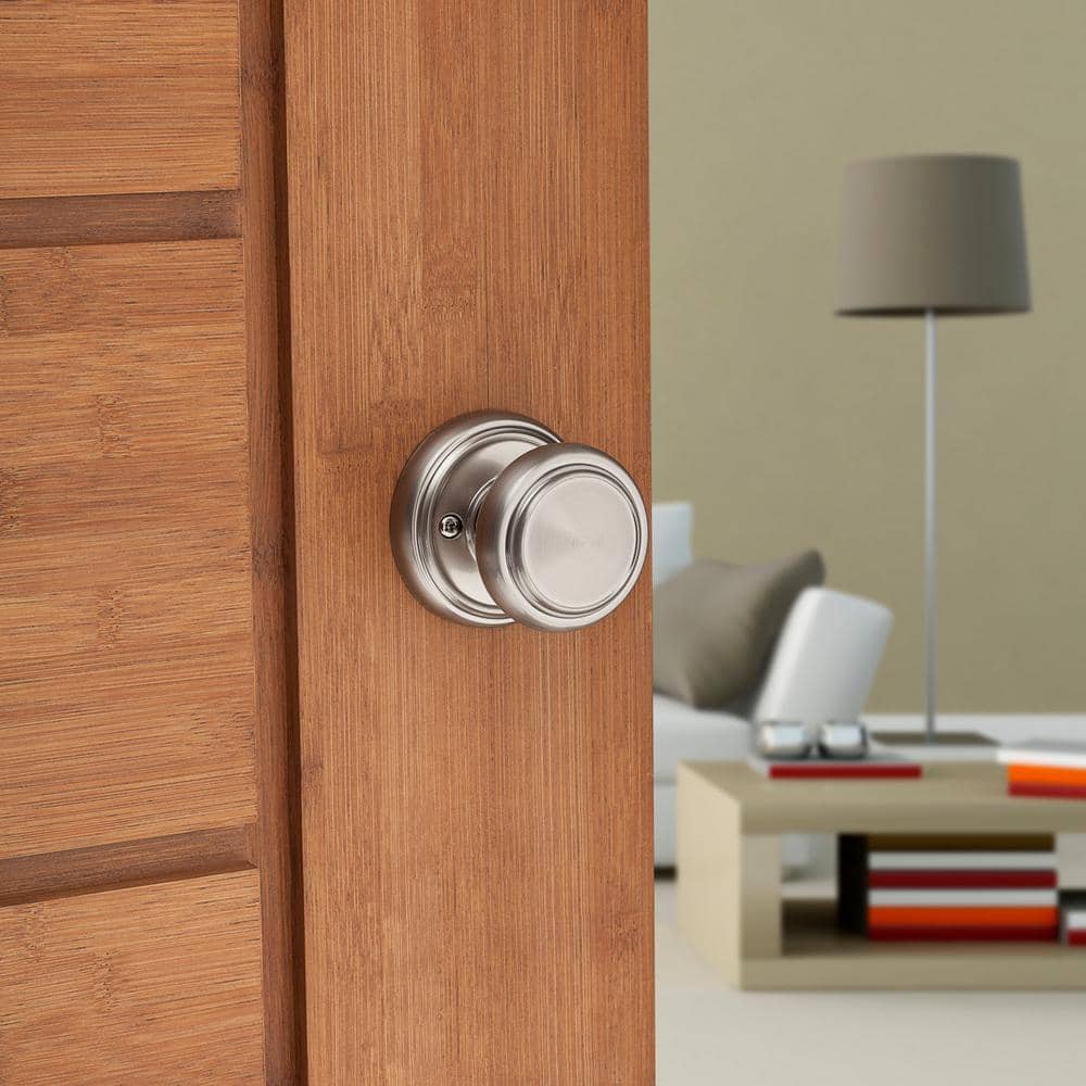 Satin Nickel Round Zinc Half Dummy Door Knob
