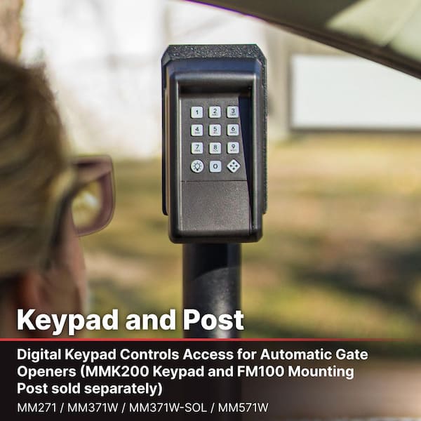 Mighty Mule Light Duty Single Swing Automatic Gate Opener, up to