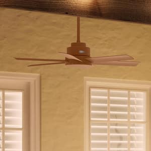 Kennicott 44 in. Outdoor Terracotta Ceiling Fan with Wall Control For Patios or Bedrooms