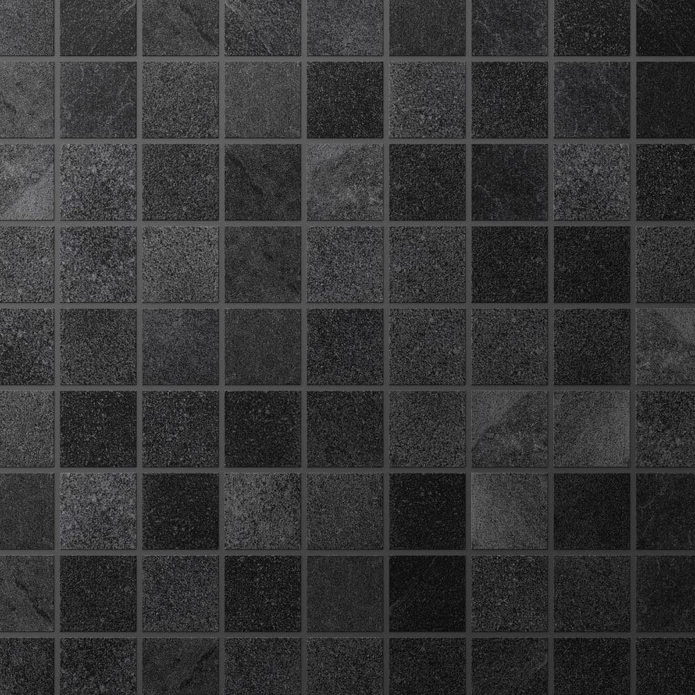 Ivy Hill Tile Copley Nero 11.81 in. x 11.81 in. Matte Porcelain