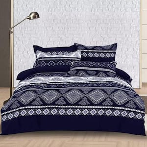 3-Piece All Season Bedding Queen Size Comforter Set, Ultra Soft Polyester Elegant Bedding Comforters