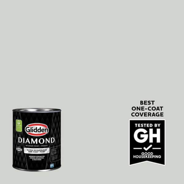 Glidden Diamond 1 qt. PPG1009-2 Tornado Flat Interior Paint with Primer