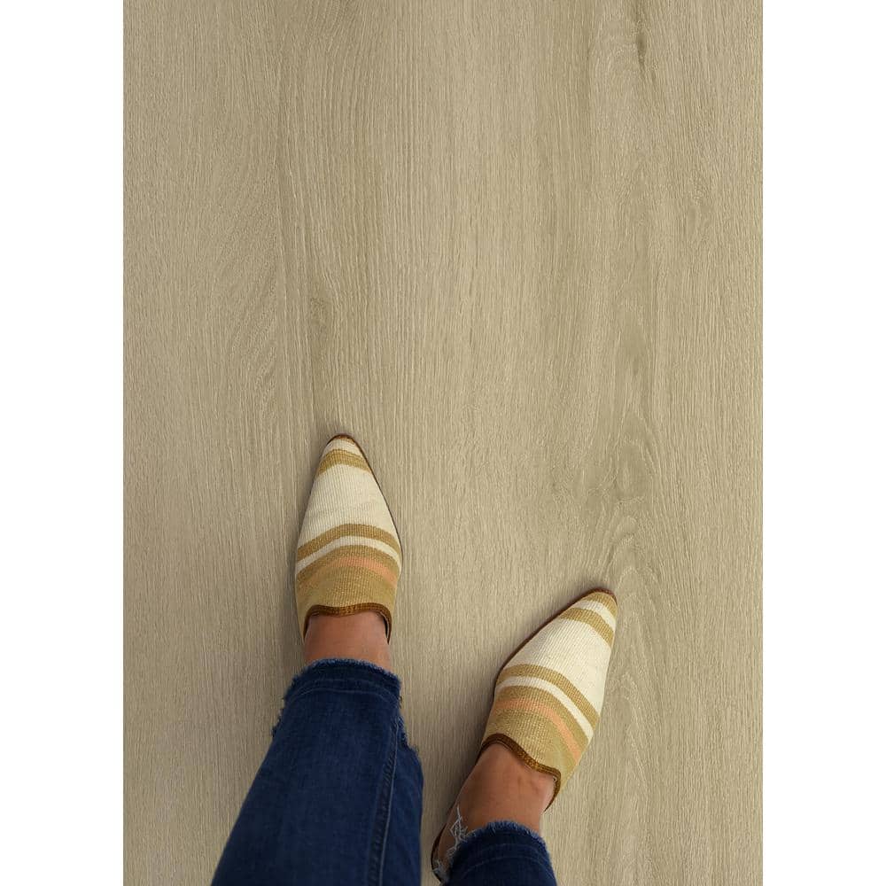 Light Oak Self-Stick Waterproof Vinyl Floor Planks