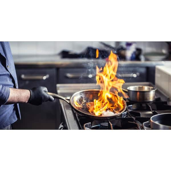 Black Cube Stainless Steel 2.5 Quart Saucepan with Lid