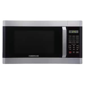 1.6 Cu. Ft. Stainless Steel 1100-Watts Microwave Oven in Silver