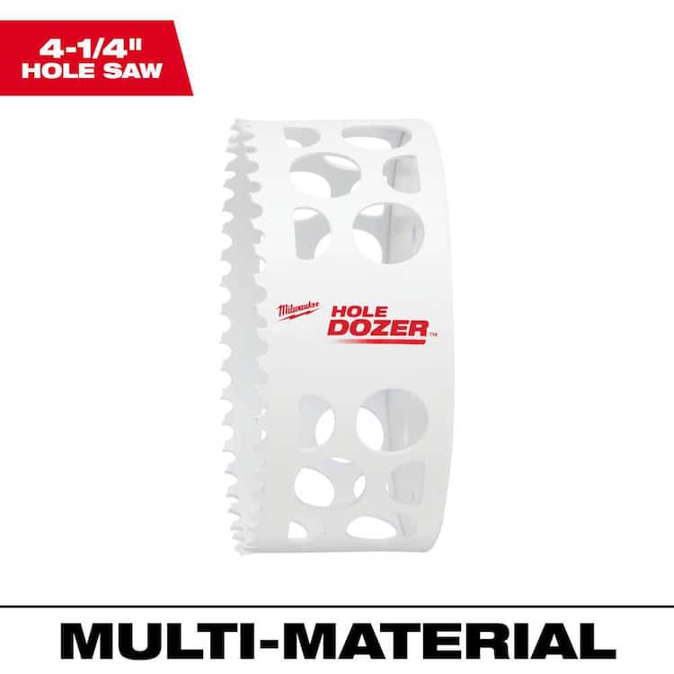 Milwaukee 4-1/4 in. Hole Dozer Bi-Metal Hole Saw