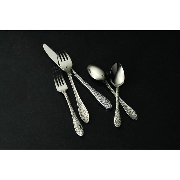 Oneida Ivy Flourish 18/10 Stainless Steel Salad/Dessert Forks (Set