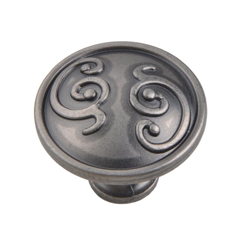 1-Pack Roma 1.3 in. (33mm) Modern Decorative Pewter Cabinet Round Pull Knobs for Cabinets and Drawers price history on PriceWatchPro