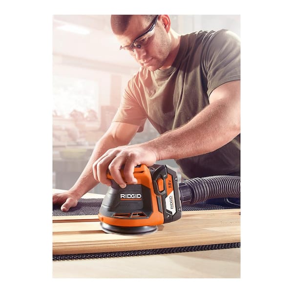 18V 1.5Ah Cordless Random Orbital Sander with Charger in Soft Bag