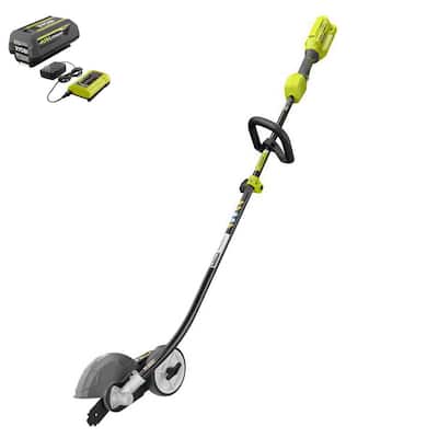 40V Expand-It Cordless Battery Attachment Capable Edger with 4.0 Ah Battery and Charger