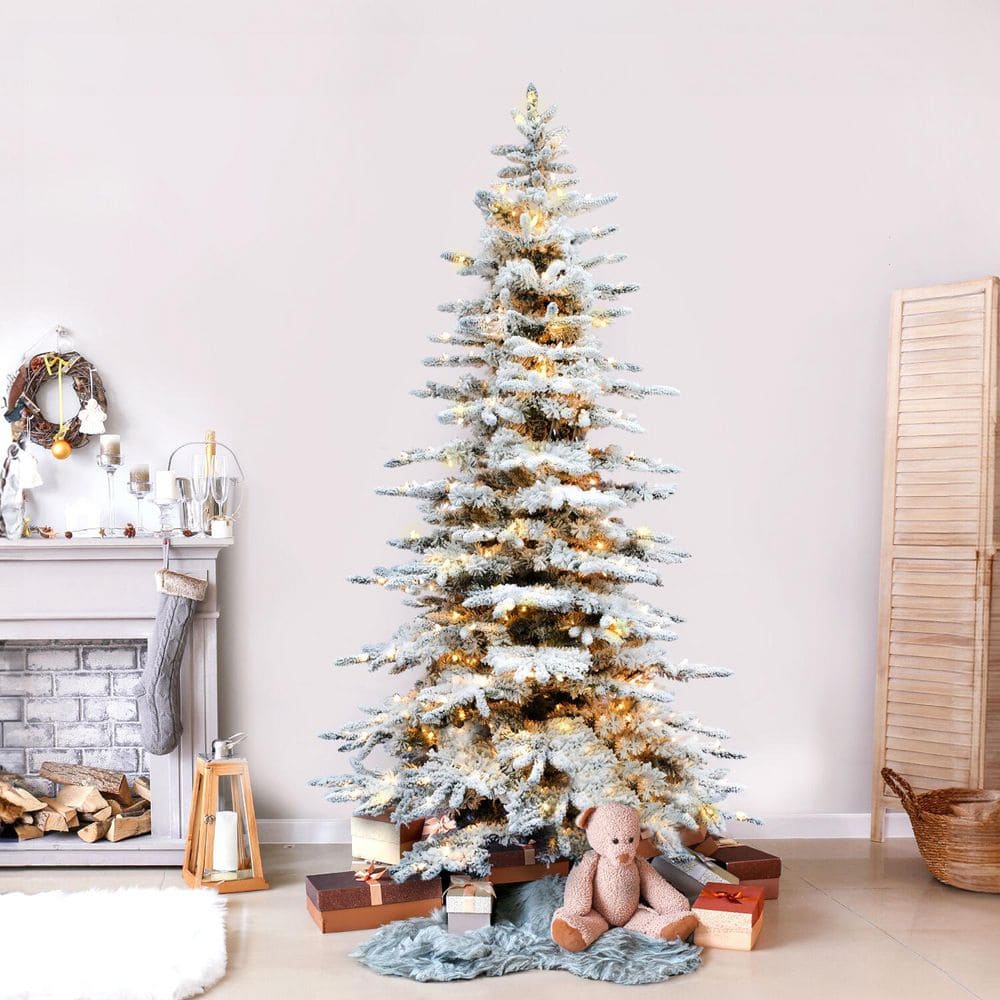 トントトンさま】vintage tree ❀ モコモコ ホワイト モールツリー