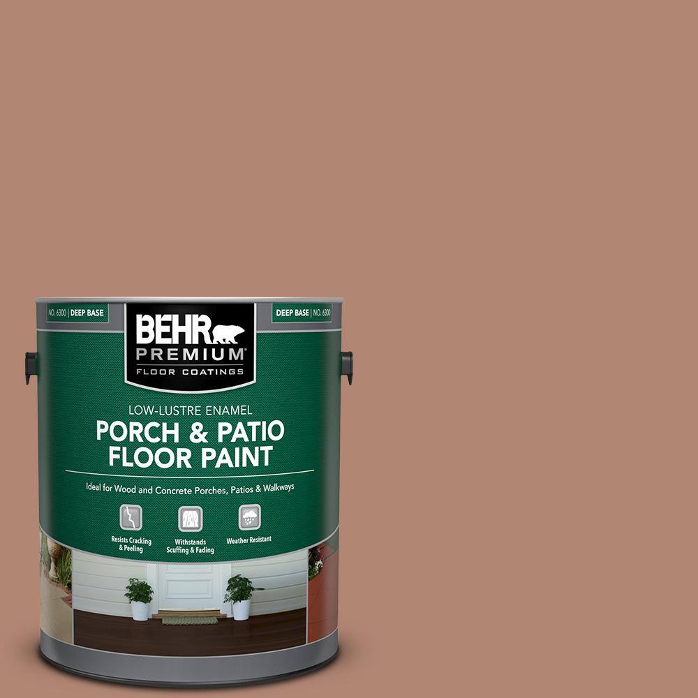 1 gal. #220F-5 Light Mocha Low-Lustre Enamel Interior/Exterior Porch and Patio Floor Paint price history on PriceWatchPro