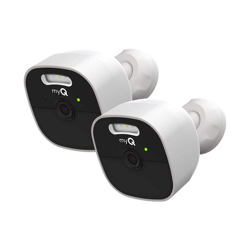 Chamberlain myQ Outdoor Battery Operated Security Camera 2-Pack