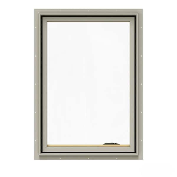 JELD-WEN 24.75 In. X 40.75 In. W-2500 Series Desert Sand Painted Clad ...