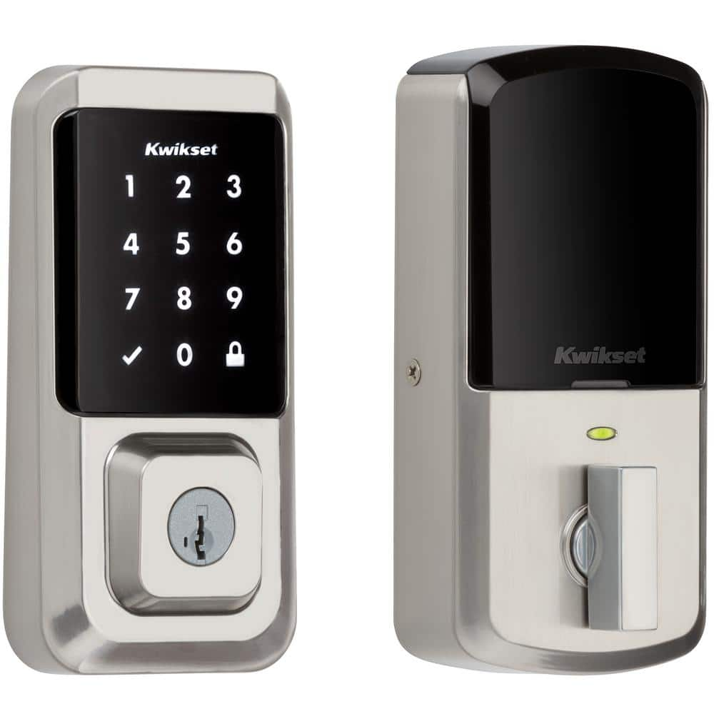 Kwikset HALO Satin Nickel Single-Cylinder Keypad Electronic Smart