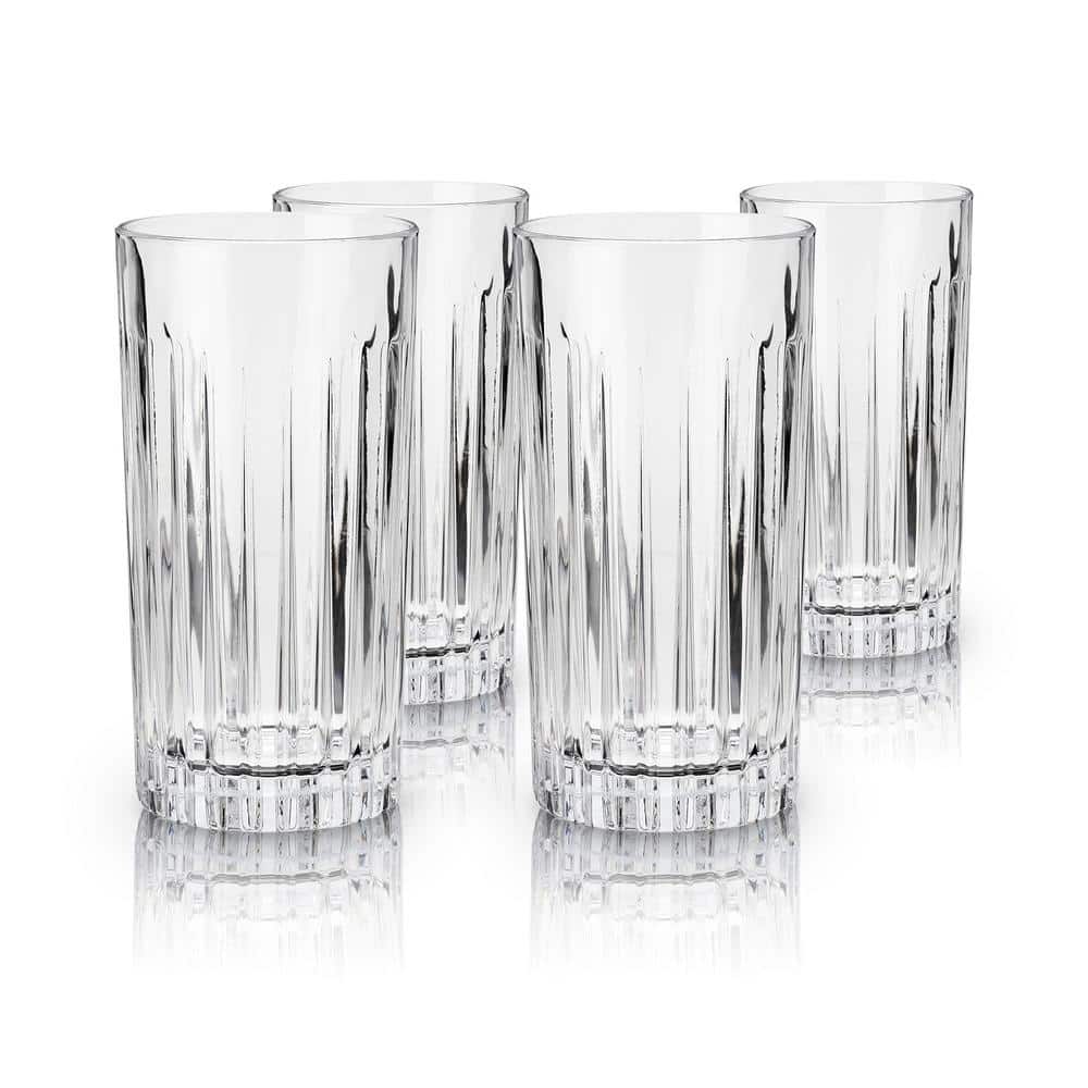14 oz. Crystal Highball Glasses Cocktail Glass Wedding or Anniversary Speci