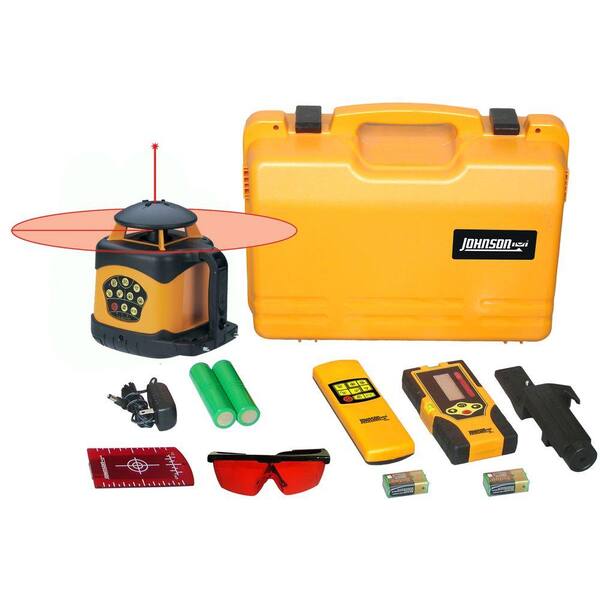 Johnson Electronic Self-Leveling Horizontal and Vertical Rotary Laser Level