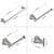 Brushed Nickel 4-Piece Bathroom Hardware Set with Towel Bar