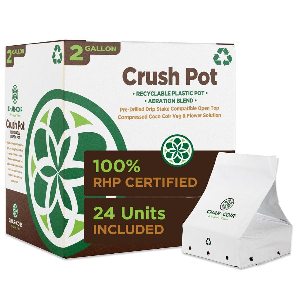 0.13 cu ft / 1-Gal Crush Pot 70% Coco Pith/30% Coco Fiber Compressed Growing Medium in Plastic Pot (24-Pack/48-Case) price history on PriceWatchPro
