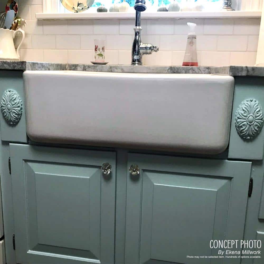 Maple Medium Farmingdale Center with Scrolls Wood Onlay