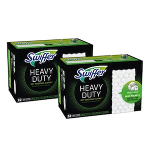 Sweeper Heavy-Duty Dry Sweeping Cloths (32-Count, 2-Pack)