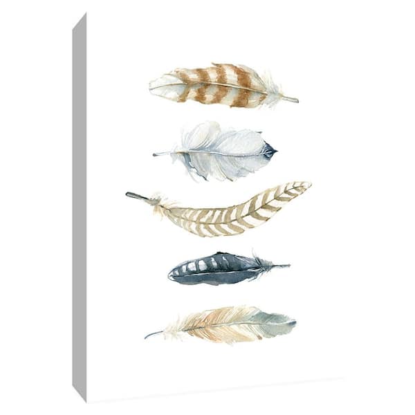 PTM Images 12 in. x 10 in. ''Feather Collection II'' Canvas Wall Art
