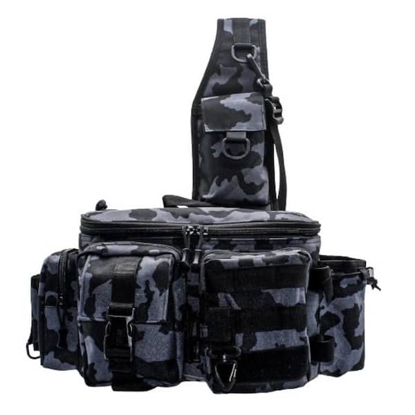 Fishing Backpack with Rod Holder, Camouflage