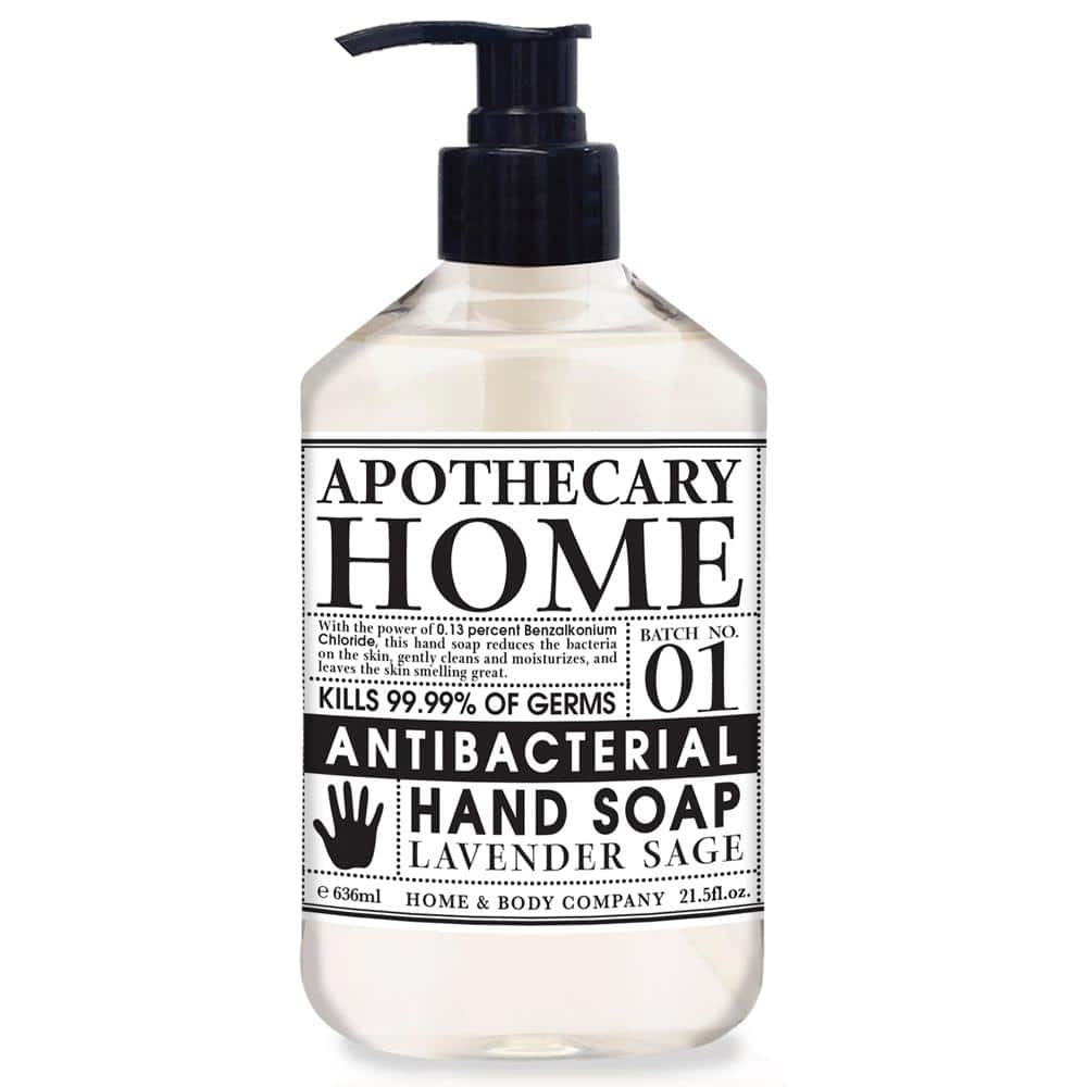 21.5 oz. Lavender Sage Home Apothecary Antibacterial Hand Soap Lavender Sag