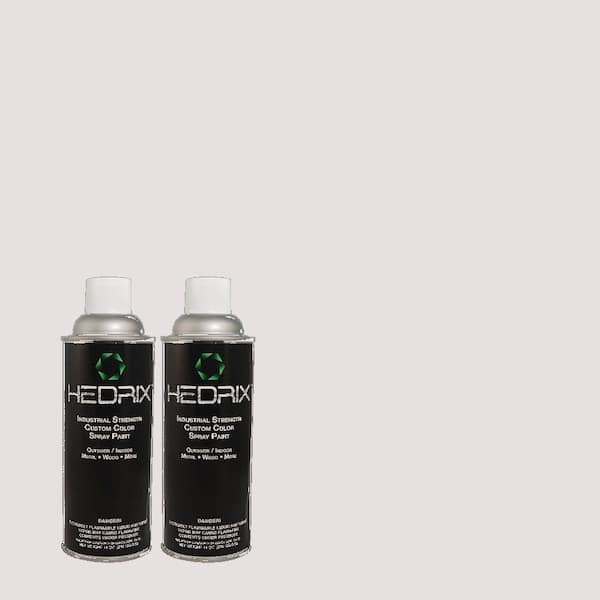 Hedrix 11 oz. Match of 660E-1 Lavender Lace Low Lustre Custom Spray Paint (2-Pack)