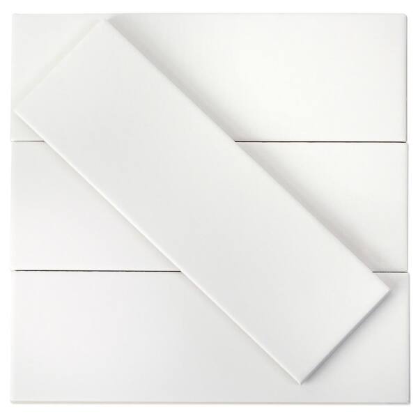 Hubert Interlocking White Polyethylene Bar Mat - 13L x 13W 40924