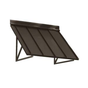 5.6 ft. Houstonian Metal Standing Seam Fixed Awning (68 in. W x 24 in. H x 24 in. D) in Bronze