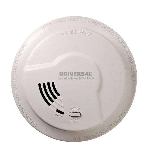 Universal Security Instruments 9V Battery Operated Ionization Smoke And Fire Detector