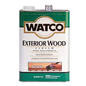 1 gal. Clear Oil Exterior Wood Finish (2 Pack)