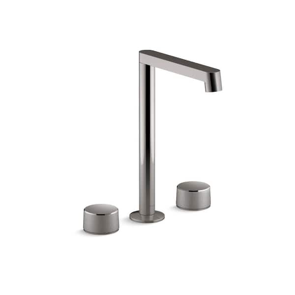 KOHLER Components 1.2 GPM Bathroom Sink Faucet Spout With Row Design in Vibrant Titanium