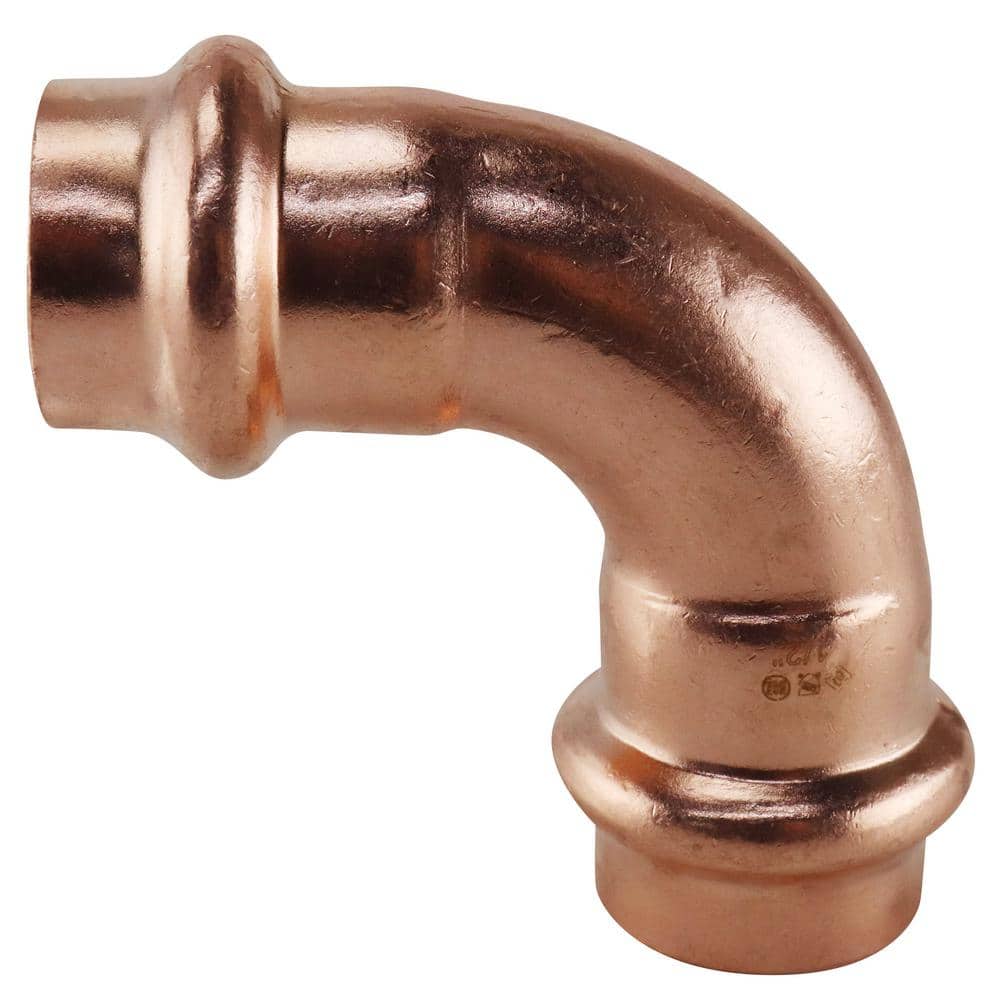 1/2 in. x 1/2 in. Copper 90-degree Press x Press Elbow Fitting price history on PriceWatchPro