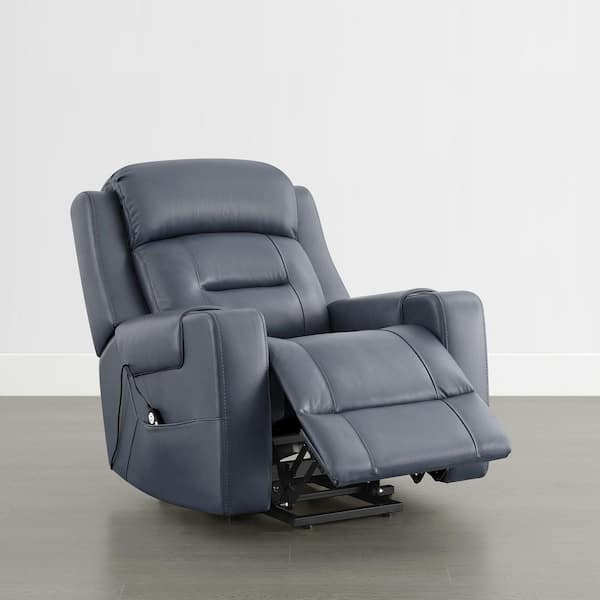 Spruce & Spring Arlen Navy Leather Dual Motor 165° Lay Flat Lift