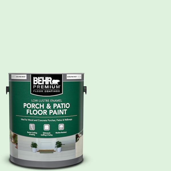 BEHR PREMIUM 1 gal. #P400-1 Mischievous Low-Lustre Enamel Interior/Exterior Porch and Patio Floor Paint