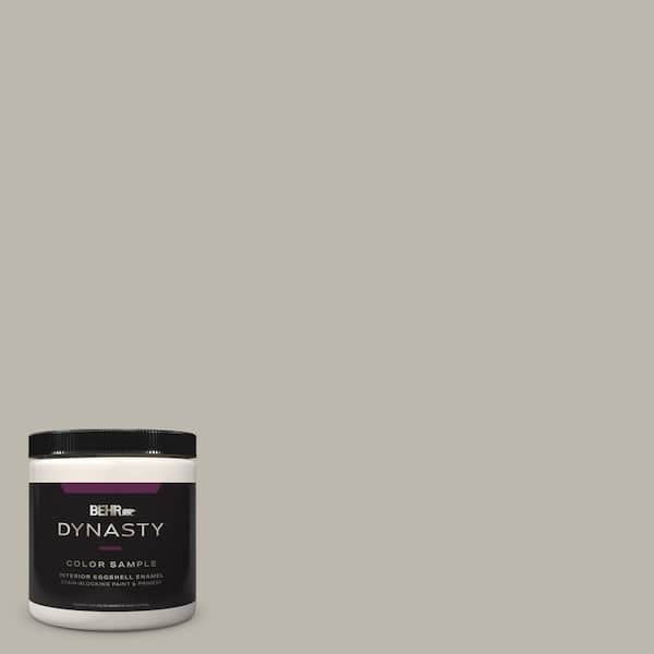 BEHR DYNASTY 8 oz. Home Decorators Collection #HDC-NT-06G Glasgow Fog Eggshell Enamel Stain-Blocking Interior Paint & Primer Sample
