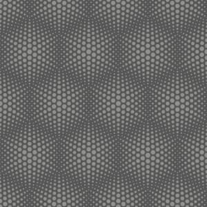 Milo Dark Grey Bubble Geometric Wallpaper Sample