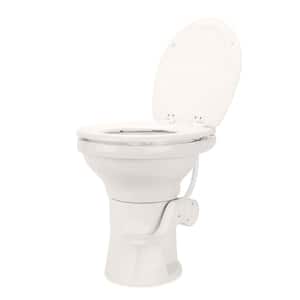 Premium Ceramic RV Toilet with Ergonomic Design - Bone