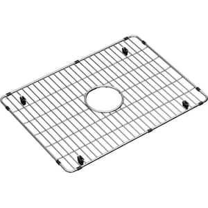 Crosstown 19.375 in. x 14.125 in. Bottom Grid for Kitchen Sink in Stainless Steel