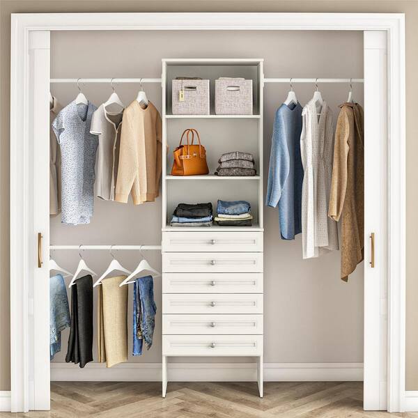 StyleWell Westport 5 in. H x 25 in. W White Laminate Board