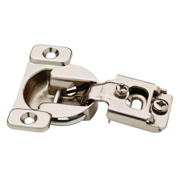 In Overlay Cabinet Hinge 5 Pairs, Kitchen Cabinets Hinges Home Depot