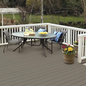 8 oz. #SC-144 Gray Seas Solid Color Waterproofing Exterior Wood Stain and Sealer Sample