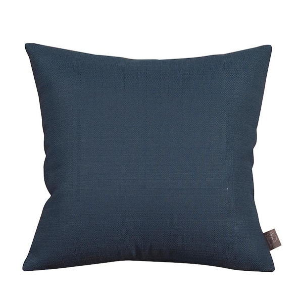 The Howard Elliott Collection Sterling Indigo Solid Polyester 5 in. x 16 in. Throw Pillow